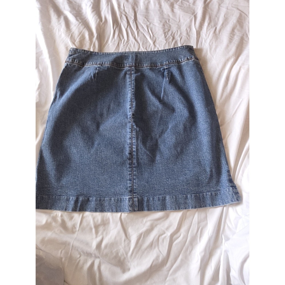 Vintage Ralph Lauren Stretch Denim Skirt Side‎ Zip Size 16. Lagonlook, ...